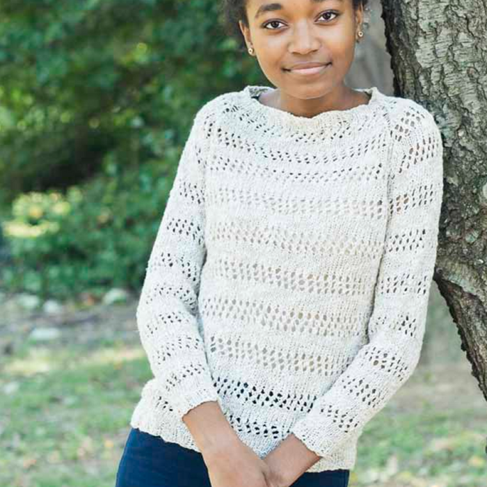 Atlantis Pullover Knitting Kit | Juniper Moon Farm Zooey & Knitting Pattern