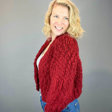 Load image into Gallery viewer, Nanaimo Cardigan Knitting Kit | Knit Collage Sister