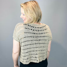 Load image into Gallery viewer, Mira Tee Knitting Kit | Lana Grossa Solo Lino and Ito Kinu
