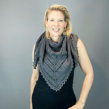 Load image into Gallery viewer, Montego Shawl Crochet Kit | Road to China Light