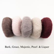 Load image into Gallery viewer, Kidsilk Haze Scarf Knitting Kit | Rowan Kidsilk Haze & Knitting Pattern (#158)