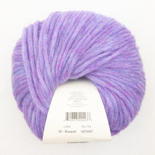 Load image into Gallery viewer, A skein of purple Beatrix yarn in color Bouquet