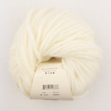 Load image into Gallery viewer, A skein of light cream Beatrix yarn in color Ivory