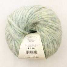 Load image into Gallery viewer, A skein of light green Beatrix yarn in color Sage