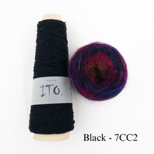 Load image into Gallery viewer, Shibui Spectrum Scarf Knitting Kit | Ito Kinu, Artyarns Mohair Ombre & Knitting Pattern