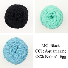 Load image into Gallery viewer, Honey Petal Cardigan Knitting Kit | Queensland United