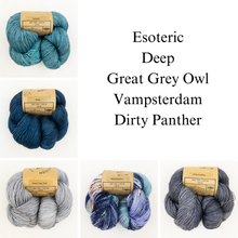 Load image into Gallery viewer, Stripes Pullover Knitting Kit | Madelinetosh Pashmina