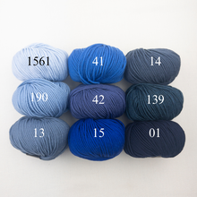 Load image into Gallery viewer, Easy Gathered Cardigan (Size Small) Knitting Kit | Aurora 8 & Knitting Pattern (#126)