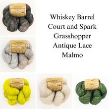 Load image into Gallery viewer, Stripes Pullover Knitting Kit | Madelinetosh Pashmina