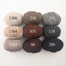 Load image into Gallery viewer, Diagonal Baby Blanket (Karabella version) Knitting Kit | Karabella Aurora 8 &amp; Knitting Pattern (#086)
