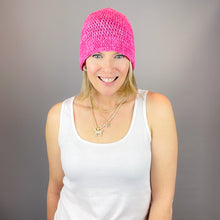 Load image into Gallery viewer, Crocheted Summer Bucket Hat Kit | Louisa Harding Fauve & Crochet Pattern (#433)