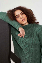 Load image into Gallery viewer, Cabled Pullover Knitting Kit | Lang Yarns Malou Light & Knitting Pattern (269-40)