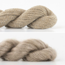 Load image into Gallery viewer, Aalto Poncho Knitting Kit | Madelinetosh Silk Cloud & Shibui Knits Pebble
