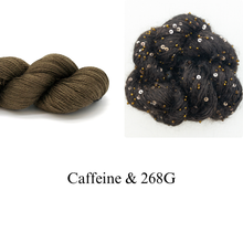 Load image into Gallery viewer, Windowpane Cowl (Short & Stout Version) Knitting Kit | Shibui Lunar, Artyarns Beaded Mohair and Sequins & Knitting Pattern (#291)