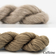 Load image into Gallery viewer, Spectrum Knitting Kit | Madelinetosh Tosh Silk Cloud, Tosh Lunar & Knitting Pattern