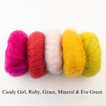 Load image into Gallery viewer, Kidsilk Haze Scarf Knitting Kit | Rowan Kidsilk Haze & Knitting Pattern (#158)