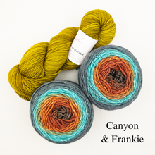 Load image into Gallery viewer, Slip Stitch Scarf Knitting Kit | Anzula For Better or Worsted, Freia Superwash Merino Silk Worsted & Knitting Pattern (#089)