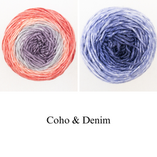 Load image into Gallery viewer, Asali Shawl Knitting Kit | Freia Superwash Merino Silk Worsted