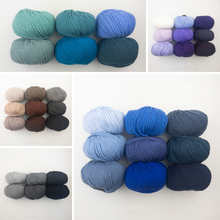 Load image into Gallery viewer, Atelier Worsted Weight Socks Knitting Kit | Karabella Aurora 8 & Knitting Pattern (#61 or Ann Norling))