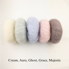 Load image into Gallery viewer, Kidsilk Haze Scarf Knitting Kit | Rowan Kidsilk Haze & Knitting Pattern (#158)