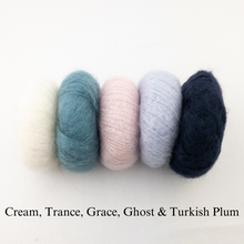 Load image into Gallery viewer, Kidsilk Haze Scarf Knitting Kit | Rowan Kidsilk Haze & Knitting Pattern (#158)