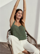 Load image into Gallery viewer, Crossover Tank Knitting Kit | Lana Grossa Solo Lino & Knitting Pattern (22-17)