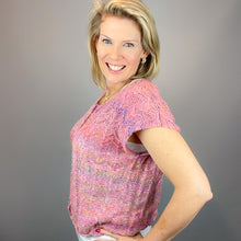 Load image into Gallery viewer, Short and Sweet Top Knitting Kit | Noro Kakigori & Knitting Pattern
