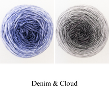 Load image into Gallery viewer, Asali Shawl Knitting Kit | Freia Superwash Merino Silk Worsted