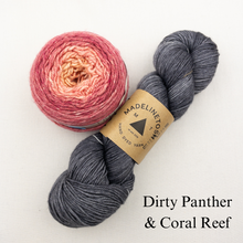 Load image into Gallery viewer, Linen Stitch Cowl Knitting Kit | Madelinetosh Pashmina, Freia Handpaints Superwash Merino Silk Sport & Knitting Pattern (#228)