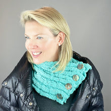 Load image into Gallery viewer, Spun Cloud Light Neck Wrap Knitting Kit | Knit Collage Spun Cloud Light & Knitting Pattern (#422)
