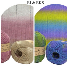 Load image into Gallery viewer, Kauni Effektgarn Wiggle Wrap Knitting Kit | Kauni Effektgarn & Knitting Pattern
