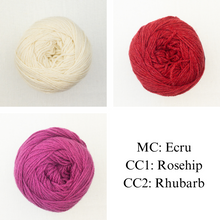 Load image into Gallery viewer, Honey Petal Cardigan Knitting Kit | Queensland United