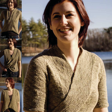 Load image into Gallery viewer, El Seyf Multi-Wrap Cardigan Knitting Kit | Juniper Moon Farm Zooey &amp; Knitting Pattern
