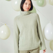 Load image into Gallery viewer, Eleanor Pullover Knitting Kit | Lang Yarns Malou Light & Knitting Pattern (278-15)