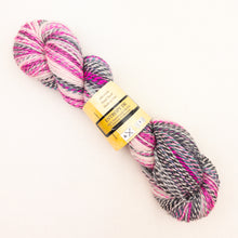 Load image into Gallery viewer, Multicolored skein of Feederbrook Entropy DK yarn.