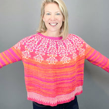 Load image into Gallery viewer, Rock the Casbah Sweater Knitting Kit | Artyarns Merino Cloud & Knitting Pattern