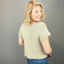 Load image into Gallery viewer, Feldspar Tee Knitting Kit | Cascade Ultra Pima Cotton