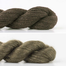 Load image into Gallery viewer, Aalto Poncho Knitting Kit | Madelinetosh Silk Cloud & Shibui Knits Pebble