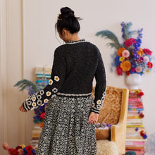 Load image into Gallery viewer, Floribunda Cardi Knitting Kit | Knit Collage Spun Cloud Light & Knitting Pattern