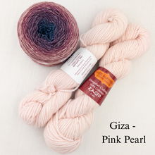 Load image into Gallery viewer, Slip Stitch Scarf Knitting Kit | Jade Sapphire 6-Ply Mongolian Cashmere, Freia Superwash Merino Silk Sport & Knitting Pattern (#089)