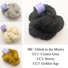 Load image into Gallery viewer, Floribunda Cardi Knitting Kit | Knit Collage Spun Cloud Light & Knitting Pattern
