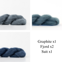 Load image into Gallery viewer, Nuance Cowl Knitting Kit | Madelinetosh Silk Cloud & Knitting Pattern
