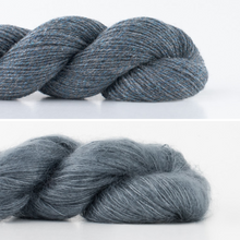 Load image into Gallery viewer, Aalto Poncho Knitting Kit | Madelinetosh Silk Cloud & Shibui Knits Pebble