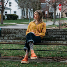 Load image into Gallery viewer, Honey Petal Cardigan Knitting Kit | Queensland United