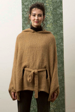 Load image into Gallery viewer, Hooded Cape Knitting Kit | Lang Yarns Malou Light & Knitting Pattern (990-25)