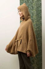 Load image into Gallery viewer, Hooded Cape Knitting Kit | Lang Yarns Malou Light & Knitting Pattern (990-25)