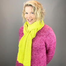 Load image into Gallery viewer, Malabrigo Seed Stitch Scarf Knitting Kit | Malabrigo Worsted & Knitting Pattern (#211)