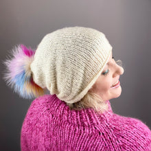 Load image into Gallery viewer, Grace Slouchy Hat Knitting Kit | Lang Yarns Grace & Knitting Pattern (#381)