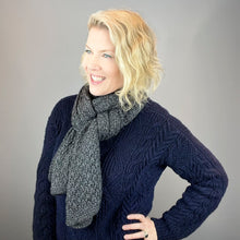 Load image into Gallery viewer, Little Boxes Scarf Knitting Kit | Plymouth Viento & Knitting Pattern (#353B)