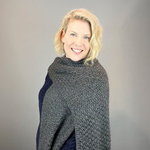 Load image into Gallery viewer, Little Boxes Scarf Knitting Kit | Plymouth Viento & Knitting Pattern (#353B)